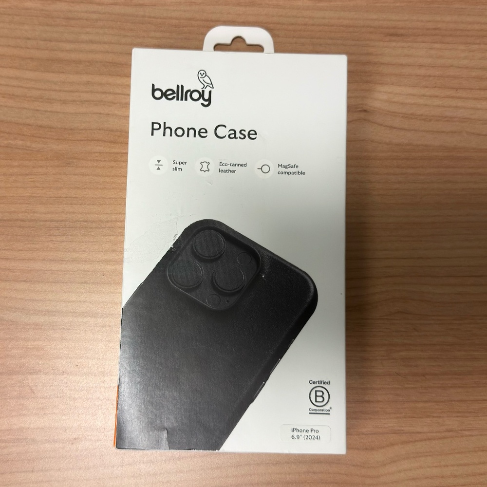 Bellroy Leather Phone Case for iPhone 16 Pro Max 6.9" (2024)